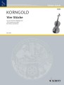 Erich Wolfgang Korngold: Vier Stücke aus der Musik zu Shakespeares 'Viel Lärmen um nichts' op. 11 - Four Pieces from Much Ado about Nothing - nuty na skrzypce z fortepianem