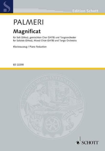 Martin Palmeri: Magnificat (Piano reduction) - nuty na chór SATB i fortepian