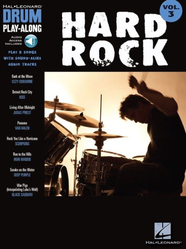Drum Play-Along Volume 3: Hard Rock (+ audio online) - nuty na perkusję