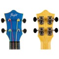 Flight TUSL-KIDZ ukulele sopranowe z dłuższym koncertowym gryfem i kolorowymi strunami przeznaczone dla dzieci + pokrowiec - seria ABS Travel