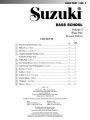 Suzuki Bass School 3 (+ płyta CD) - podręcznik do nauki gry na kontrabasie metodą Suzuki