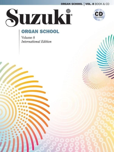 Suzuki Organ School 8 (+ płyta CD) - podręcznik do nauki gry na organach metodą Suzuki