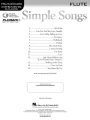 Simple Songs: Flute - nuty na flet (+ audio online)