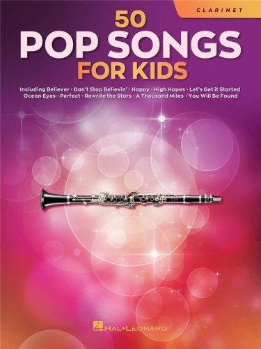 50 Pop Songs for Kids: Clarinet - nuty na klarnet dla dzieci