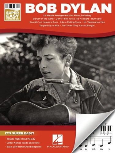 Super Easy Songbook: Bob Dylan - proste nuty literowe na pianino lub keyboard