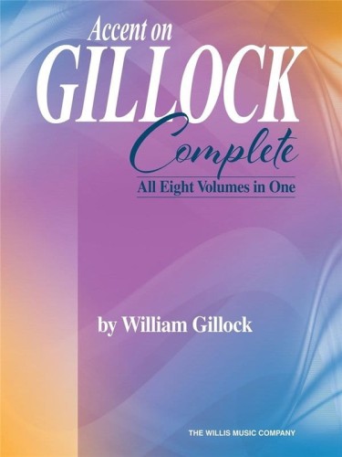 William Gillock: Accent on Gillock Complete - komplet 8 części - nuty na fortepian