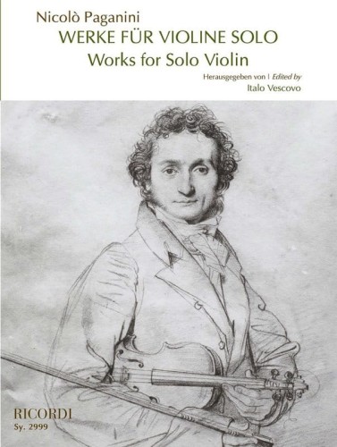 Nicolo Paganini: Werke fur Violin Solo - Works for Violin Solo - Italo Vescovo - nuty na skrzypce