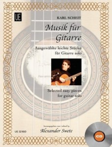 Music for Guitar Solo - Karl Scheit - wybrane łatwe utwory na gitarę solo (+ płyta CD)