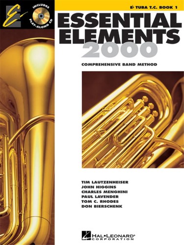 Essential Elements 2000 for Band: Eb Tuba T.C. Book 1 (+ audio online) - szkoła na tubę Es przygotowująca do gry w orkiestrze dętej, nuty w kluczu wiolinowym