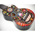 Mahalo Skull - Día de Muertos - ART SERIES - ukulele sopranowe z pokrowcem