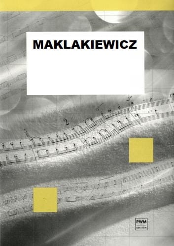 Jan Adam Maklakiewicz: Kołysanka - nuty na chór mieszany a capella - partytura studyjna
