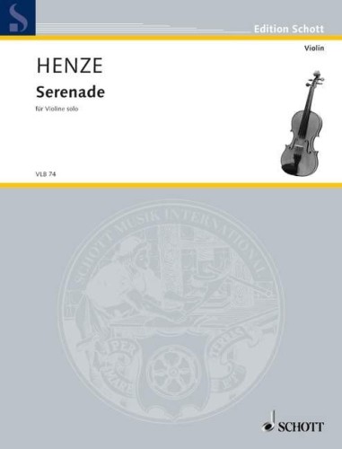 Hans Werner Henze: Serenade - nuty na skrzypce solo