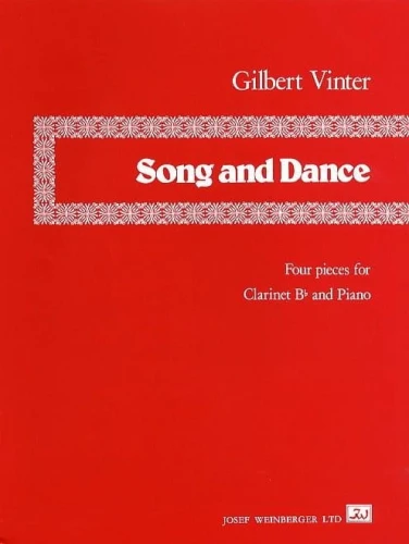 Gilbert Vinter: Song and Dance - Four Pieces for Clarinet Bb and Piano - nuty na klarnet i fortepian