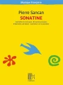 Pierre Sancan: Sonatine pour clarinette en sib et piano - nuty na klarnet i fortepian