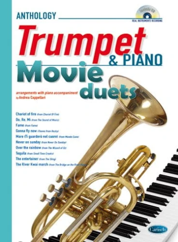 Movie Duets Anthology: Trumpet & Piano - Andrea Cappellari - nuty na trąbkę i fortepian (+ płyta CD)