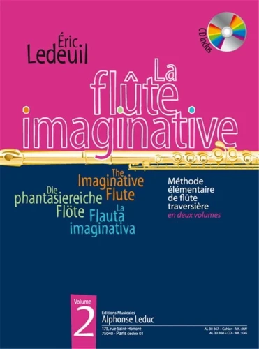 Eric Ledeuil: La Flute Imaginative 2 (+ płyta CD) - szkoła gry na flecie poprzecznym