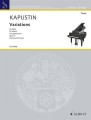 Nikołaj Kapustin: Variations op. 41 for piano - Wariacje - nuty na fortepian