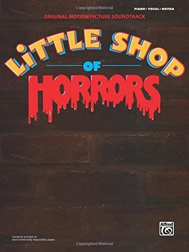 Alan Menken: Little Shop Of Horrors - nuty piosenek na głos, fortepian i gitarę z filmu Krwiożercza roślina (Sklepik z horrorami)