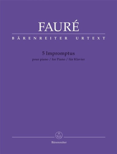 Gabriel Fauré: 5 Impromptus pour Piano - pięć impromptus - Jean-Pierre'a Bartoli - nuty na fortepian