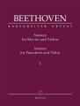 Ludwig van Beethoven - Sonaten fur Klavier und Violine I - Sonatas for Pianoforte and Violin 1 - nuty na skrzypce i fortepian