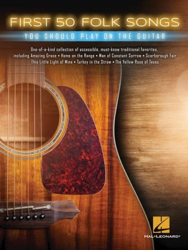 First 50 Folk Songs You Should Play on Guitar - nuty na gitarę z tabulaturami - proste opracowanie