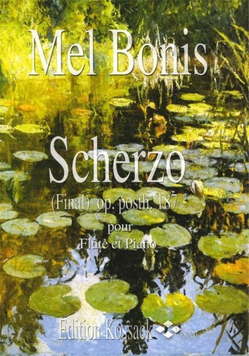 Melanie Bonis: Scherzo (Final) pour flute et piano op. posthume 187 - nuty na flet i fortepian