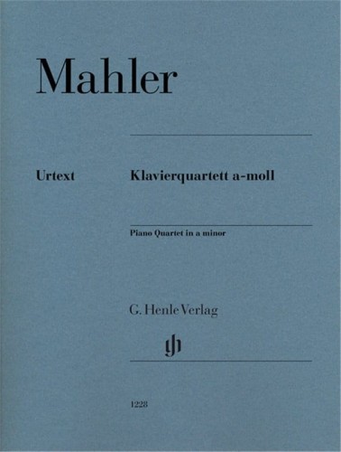 Gustav Mahler: Klavierquartett a-moll - Piano Quartet in a minor - kwartet fortepianowy - nuty na skrzypce, altówkę, wiolonczelę i fortepian