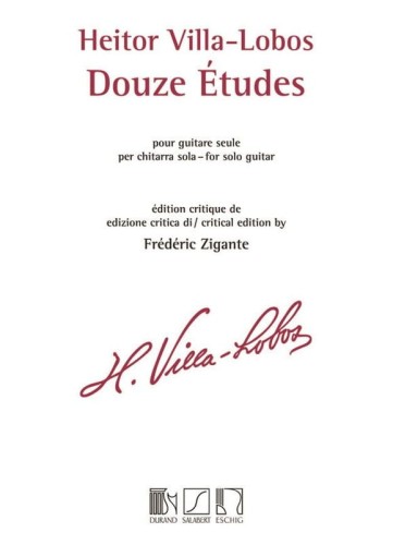 Heitor Villa-Lobos: Douze Etudes - nuty na gitarę klasyczną