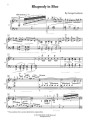 George Gershwin: Rhapsody in Blue for Piano Solo and Orchestra Arranged for Second Piano - Maurice Hinson - Błękitna Rapsodia - nuty na dwa fortepiany