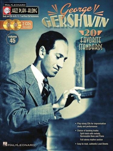 George Gershwin - Jazz Play Along Volume 45 - nuty na instrumenty C, Bb i Eb (+ 2 płyty CD)