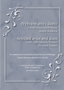 Jan Bokszczanin: Wybrane arie i duety z XVIII-wiecznych litanii Józefa Zeidlera - nuty na fortepian