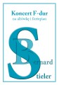 Koncert F-dur na altówkę i fortepian - Bernard Stieler - nuty na altówkę