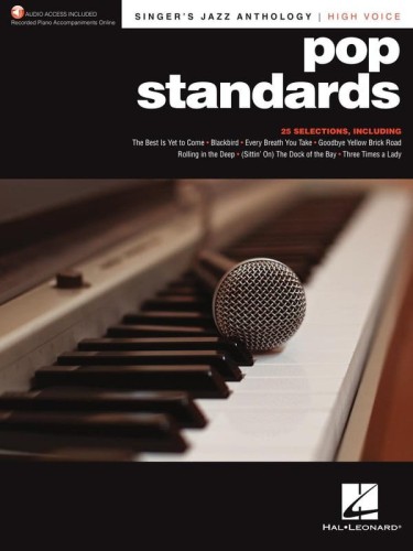 Singer's Jazz Anthology - Pop Standards - High Voice (+ audio online) - nuty na głos wysoki z akompaniamentem fortepianu