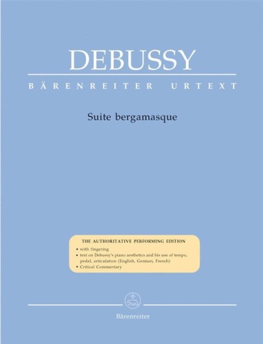 Claude Debussy: Suite bergamasque pour Piano - nuty na fortepian