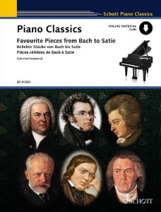 Piano Classics - Favourite Pieces from Bach to Satie (+ audio online) - nuty na fortepian
