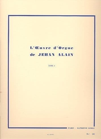 L'oeuvre d'Orgue de Jehan Alain 1 - nuty na organy