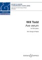 Will Todd: Ave verum from Song of Peace for SA choir and piano - nuty na chór żeński SA z fortepianem