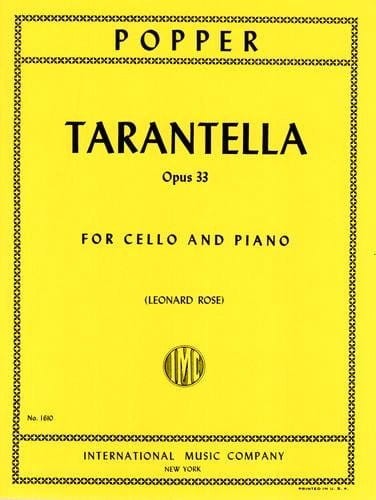 David Popper: Tarantella op. 33 - nuty na wiolonczelę i fortepian