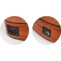 Flight DUBS Electro-Acoustic Bass Ukulele Mahogany - ukulele basowe elektro-akustyczne z pokrowcem