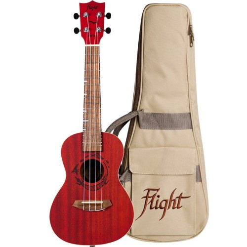 Flight Gemstone DUC380 Coral - ukulele koncertowe + pokrowiec