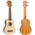 Flight DUS320 CEQ Spruce Zebrawood - ukulele sopranowe z elektroniką aktywną i pokrowcem