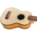Flight DUS320 CEQ Spruce Zebrawood - ukulele sopranowe z elektroniką aktywną i pokrowcem