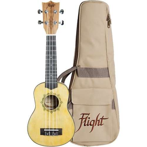 Flight DUS330 Relic - ukulele sopranowe z pokrowcem