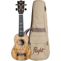 Flight DUS410 Quilted Ash - ukulele sopranowe + pokrowiec