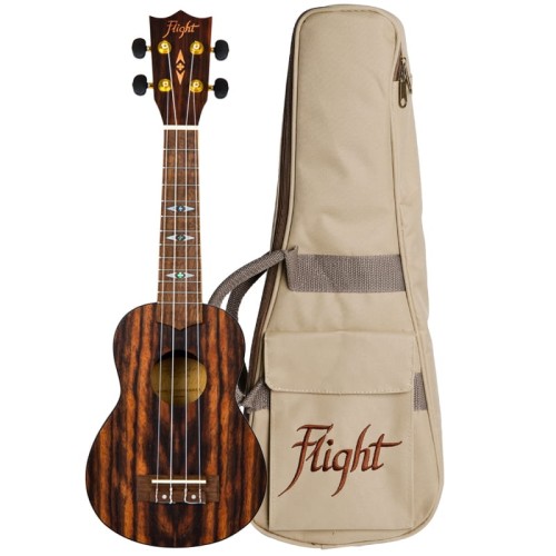 Flight DUS460 Amara - ukulele sopranowe z pokrowcem
