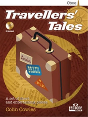 Colin Cowles: Travellers’ Tales for Oboe and Piano (+ płyta CD) - nuty na klarnet z fortepianem