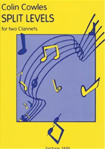 Colin Cowles: Split Levels for two Clarinets - nuty na dwa klarnety