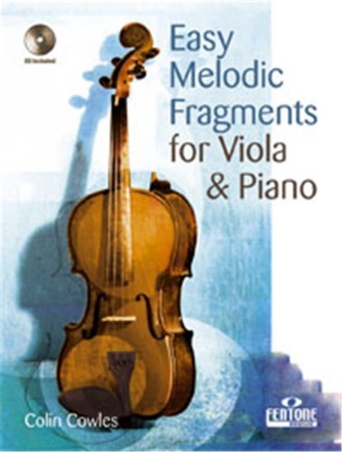 Colin Cowles: Easy Melodic Fragments for Viola and Piano (+ płyta CD) - nuty na altówkę i fortepian dla początkujących