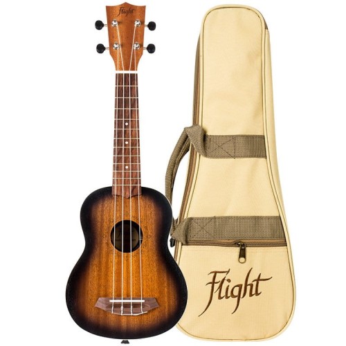 Flight Gemstone NUS380 Amber - ukulele sopranowe + pokrowiec
