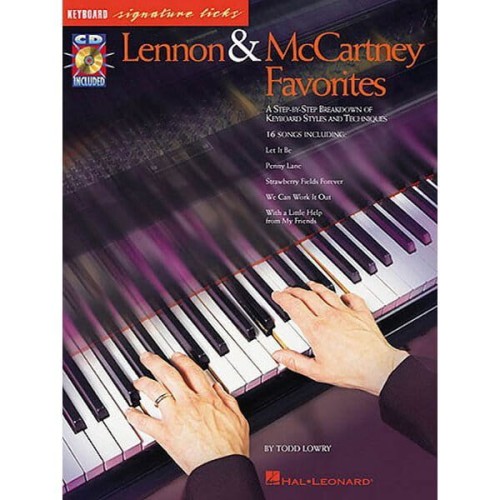 Keyboard Signature Licks: Lennon & McCartney Favorites - Todd Lowry - nuty na fortepian, wokal i akordy gitarowe (+ płyta CD)